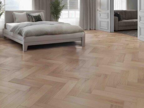 Herringbone Engineered Invisible Prime Grade Oak Click Wood Flooring 14mm X 150mm