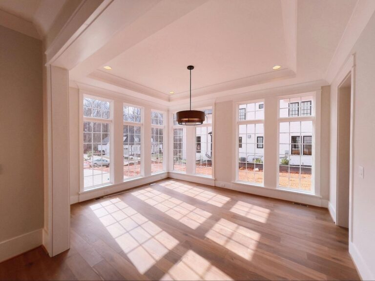floating solid hardwood floor over concrete