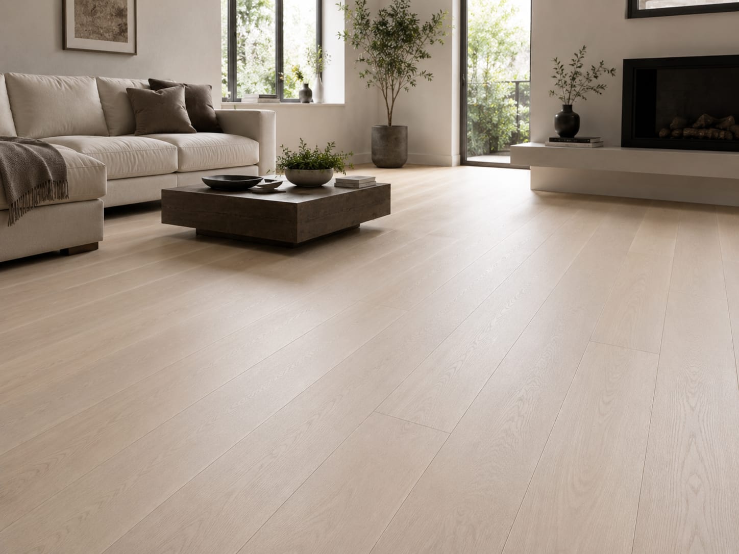 Engineered Invisible Matt Lacquered Prime Grade Oak Wood Flooring 15mm X 240mm