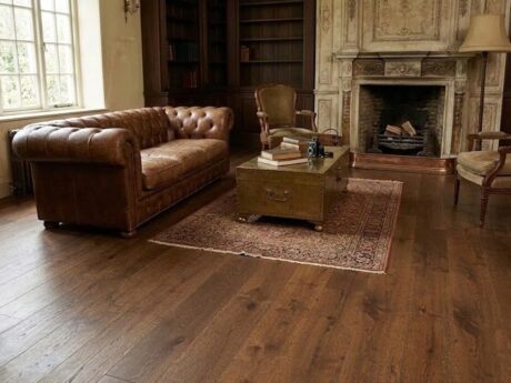 Engineered Deep Coffee Brown UV Oiled Oak Wood Flooring 15mm x 190mm