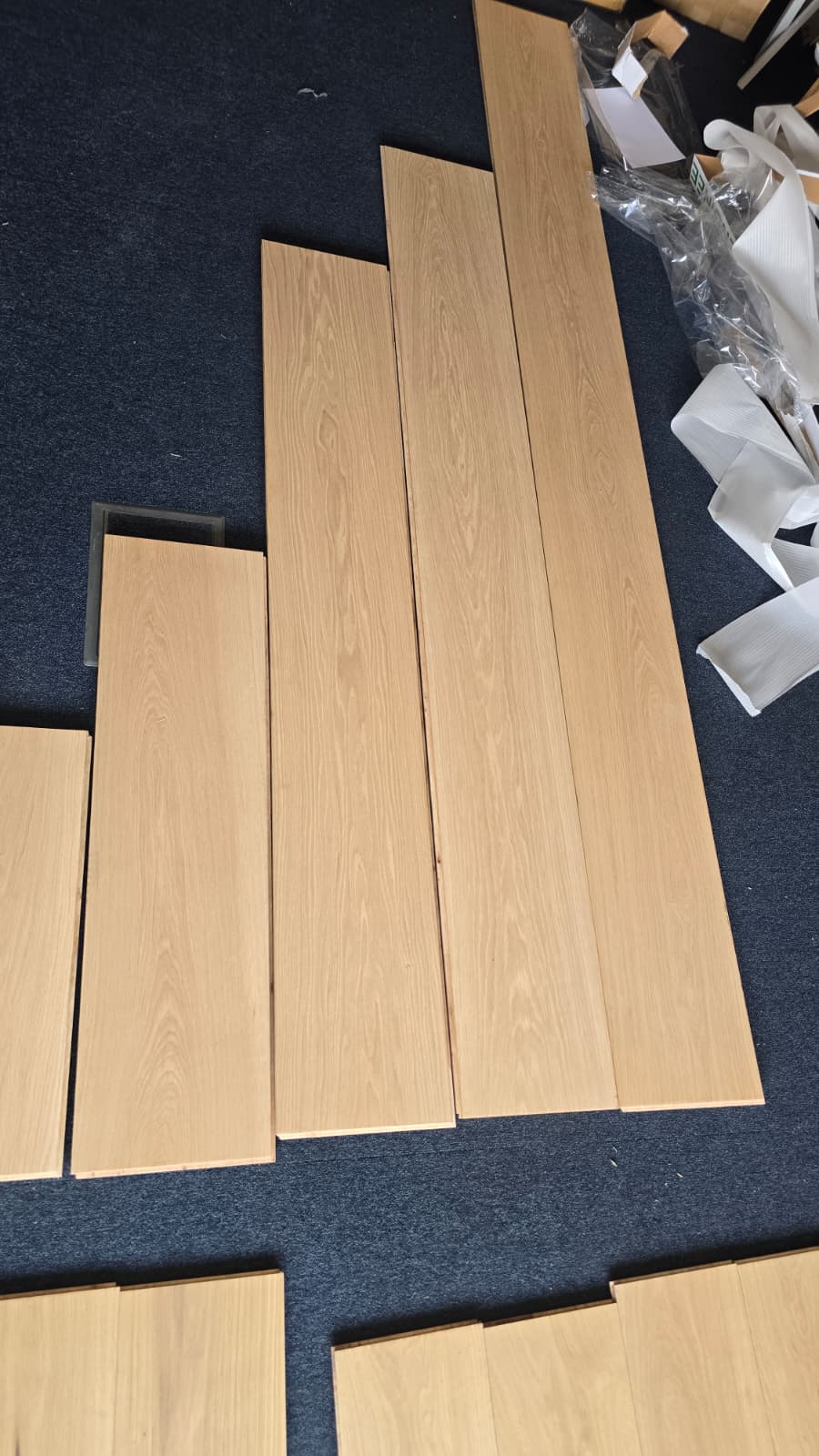 Engineered Unfinished Prime Grade Natural Oak Wood Flooring 20mm X 260mm